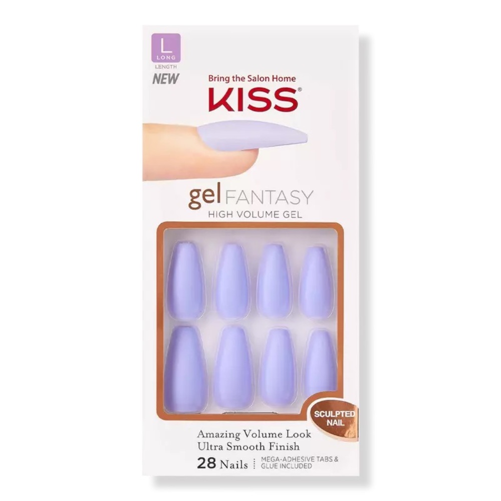 NWT Light Purple Matte Long Press On Nails